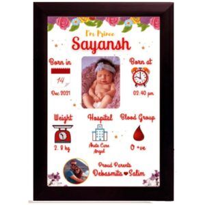 New Born Baby Photo Frame