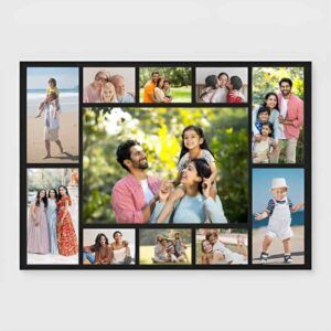personalized family photo collage frame 9x12 size