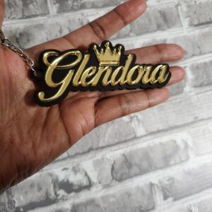 my crown name keychain (copy)