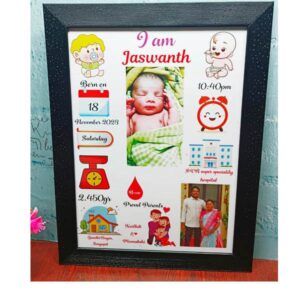 custom new baby photo frame – personalized newborn baby frame (copy)