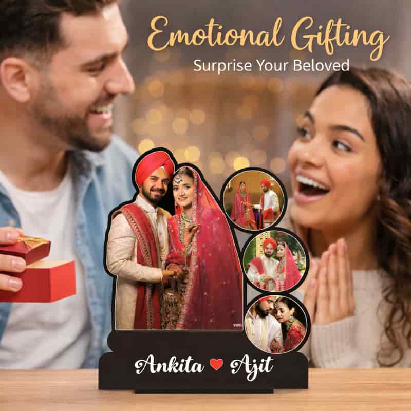 customized photo cutout table top with name mdf 9x12 inch