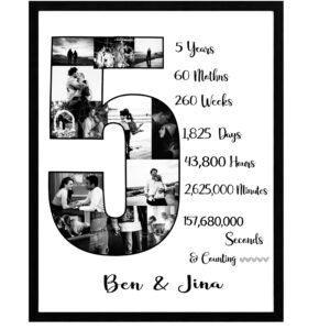 5th anniverisy, birhtday  Photo  frame