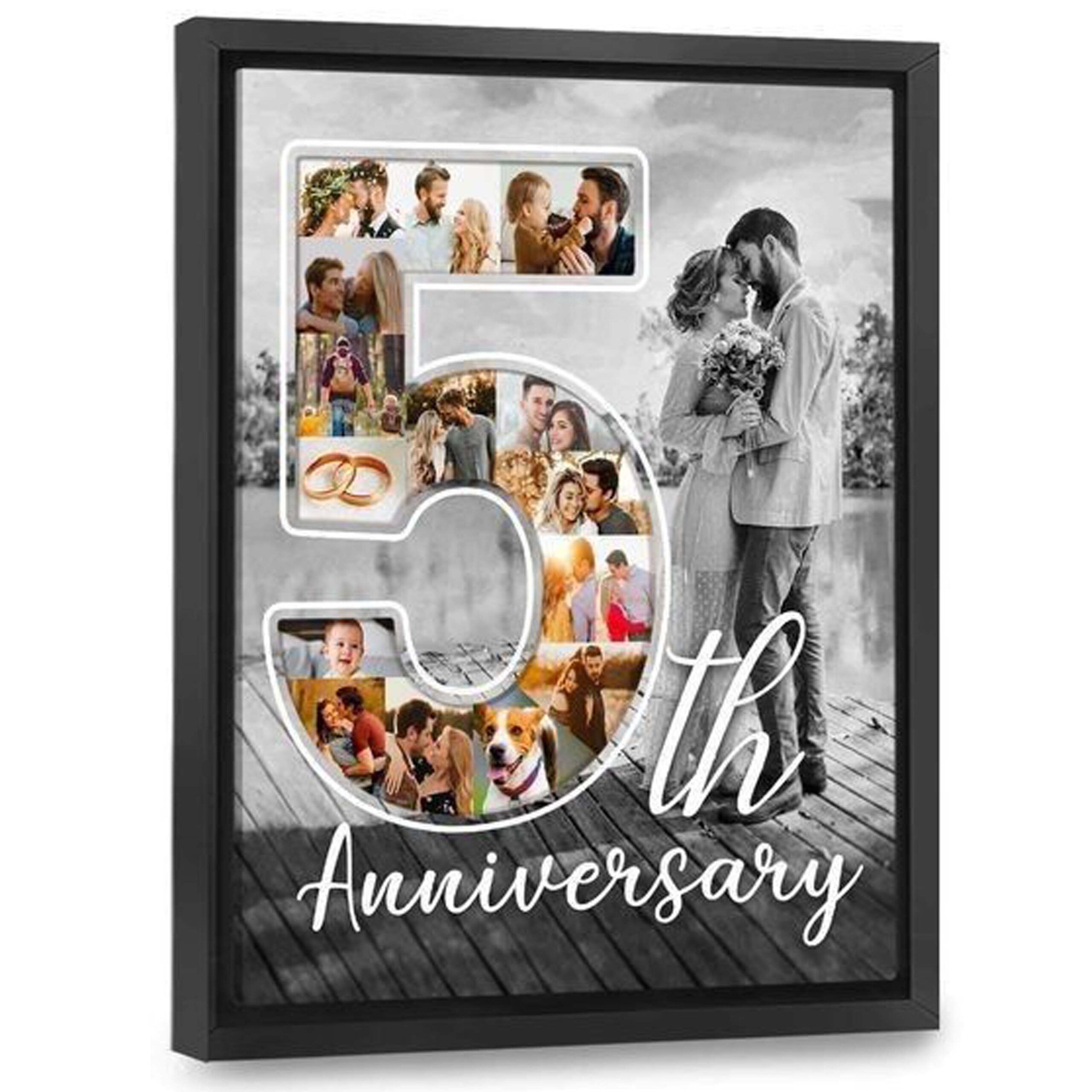 5 anniverisy, birhtday Photo frame