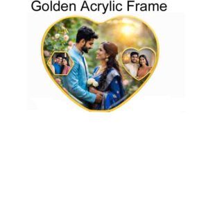 Golden Acrylic Photo Frames