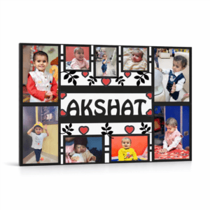 personalized photo collage wall frame 12x18 inch