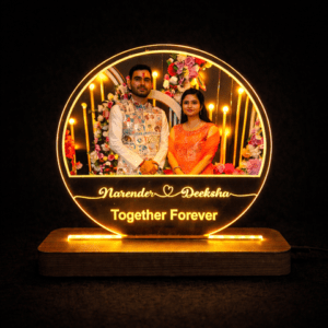 Personalized Anniversary Photo Lamp