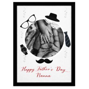 father child love  photo frame