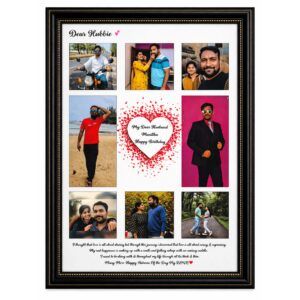 8 photo anniversiry frame