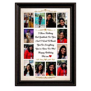 12 photo and quate frame