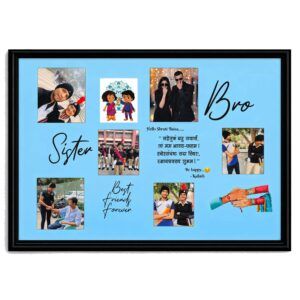 sister and bro photo frame