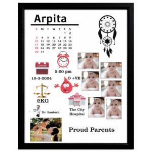 6 customize name Photo frame